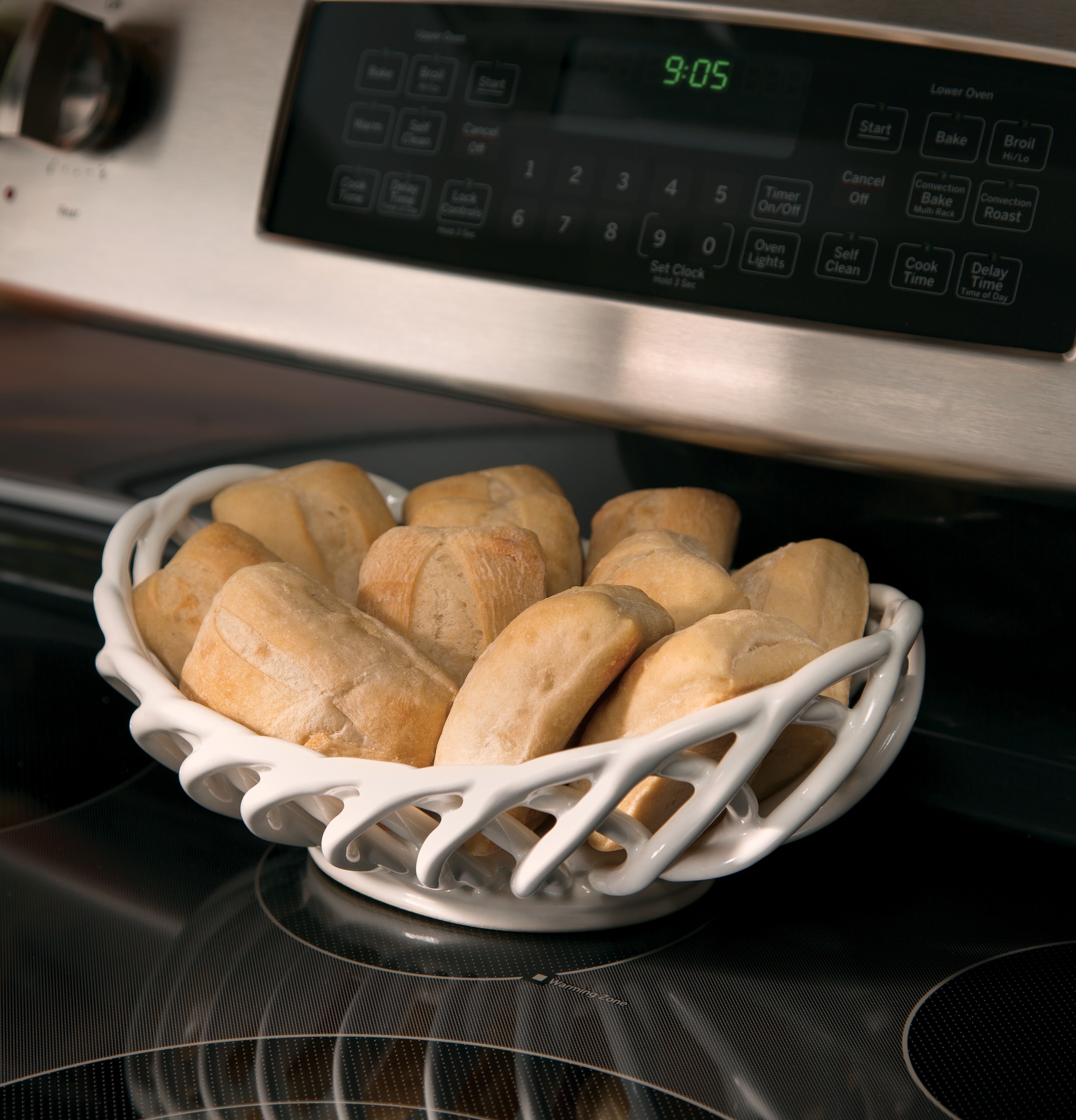 Series 30" Free-Standing Double Oven Range with Convection PB950SFSS, product image 9 of 22