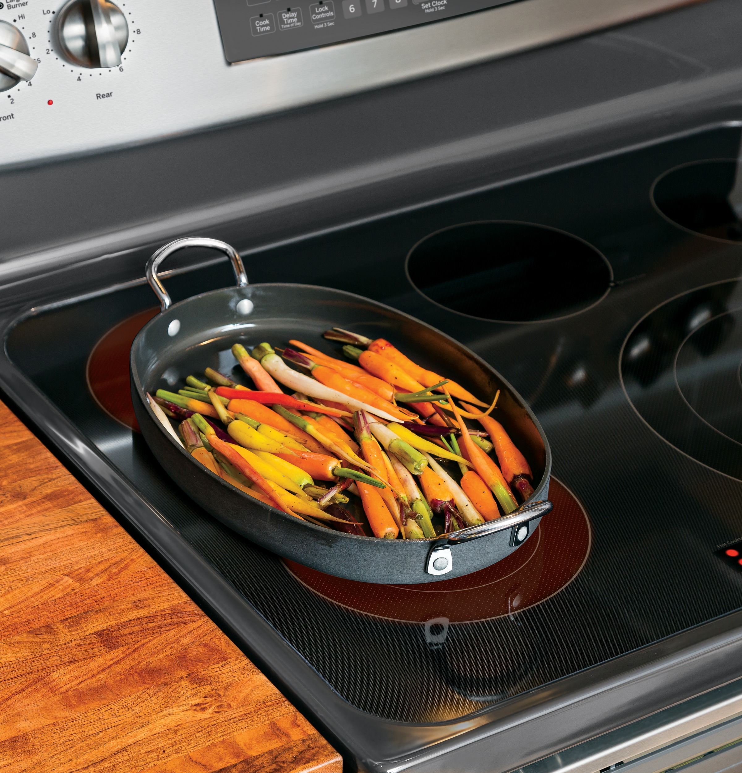 Series 30" Free-Standing Double Oven Range with Convection PB950SFSS, product image 19 of 22