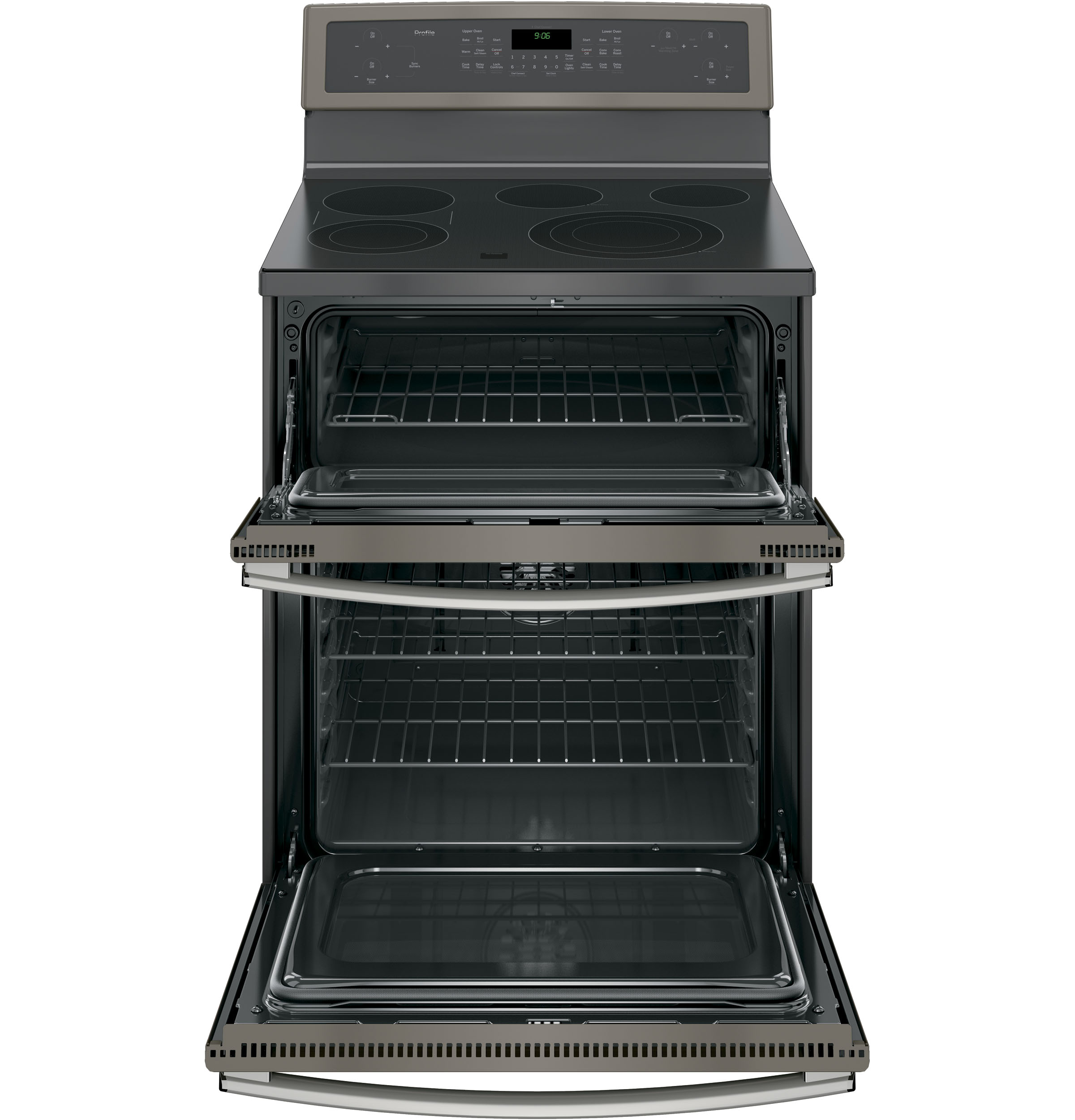 30" Free-Standing Electric Double Oven Convection Range PB960EJES, product image 3 of 13