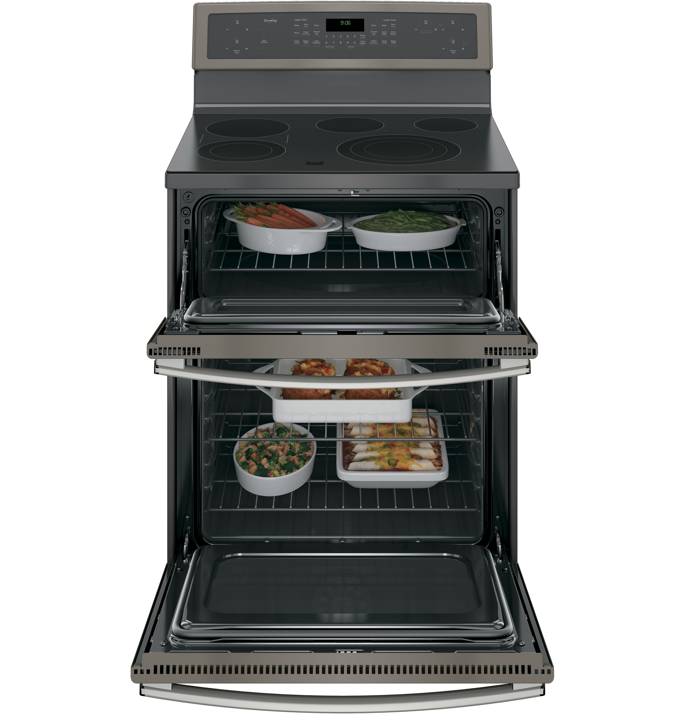 30" Free-Standing Electric Double Oven Convection Range PB960EJES, product image 9 of 13