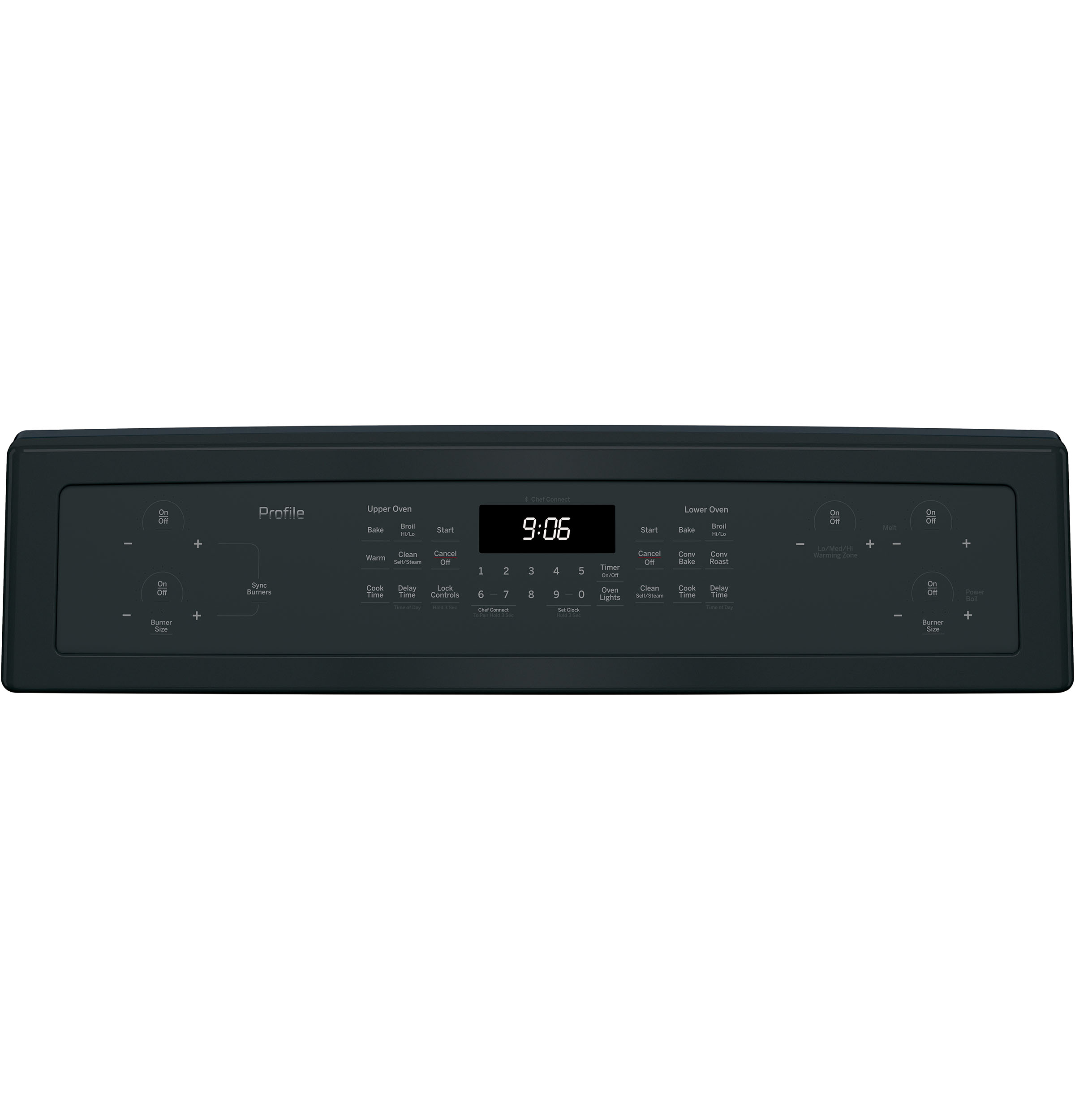 30" Free-Standing Electric Double Oven Convection Range PB960FJDS, product image 3 of 9