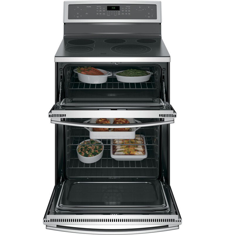 30" Free-Standing Electric Double Oven Convection Range PB960SJSS, product image 5 of 19