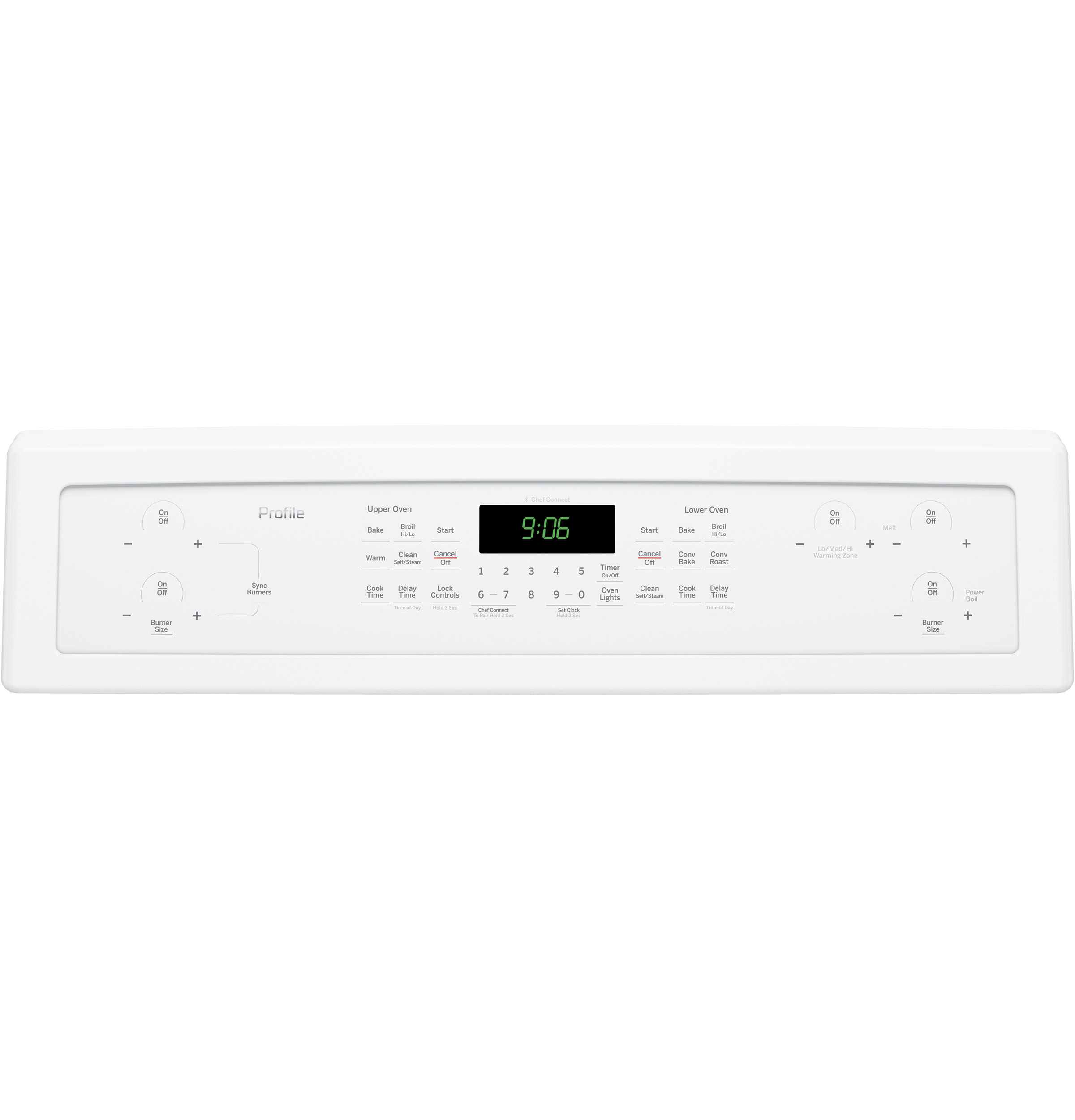 Series 30" Free-Standing Electric Double Oven Convection Range PB960TJWW, product image 9 of 18