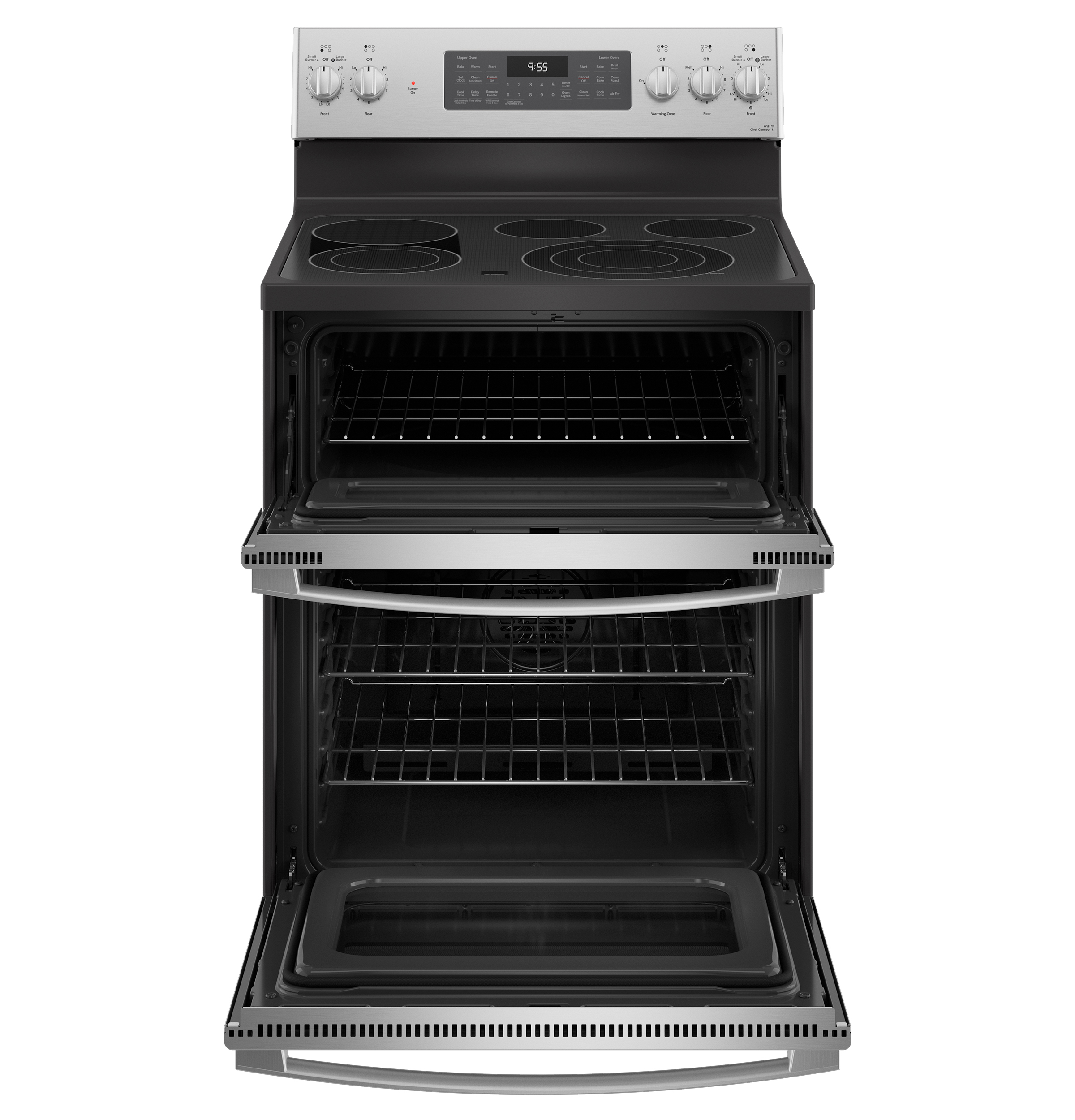 30" Smart Free-Standing Electric Double Oven Convection Range with No Preheat Air Fry view 2