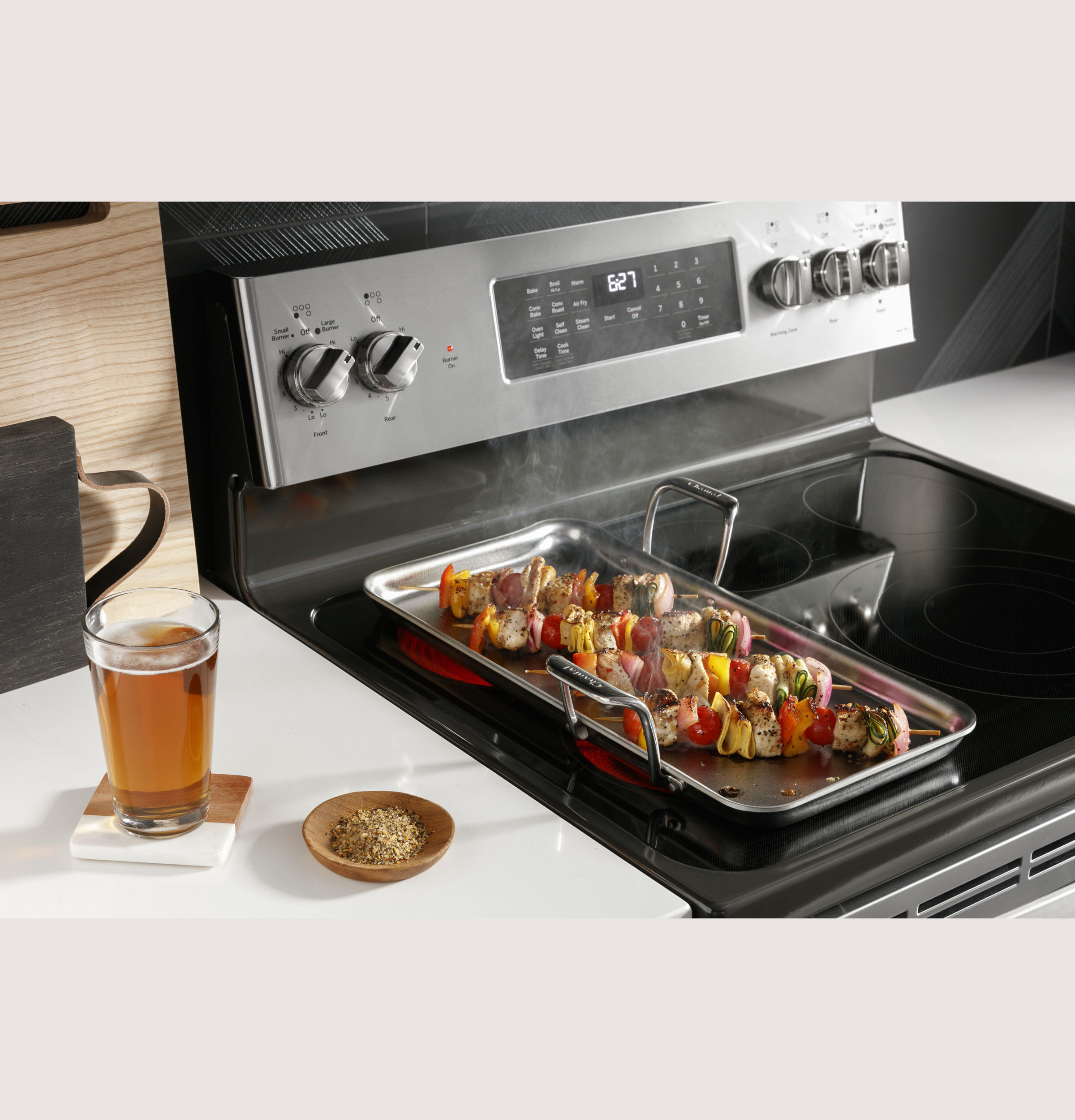 30" Smart Free-Standing Electric Double Oven Convection Range with No Preheat Air Fry view 7