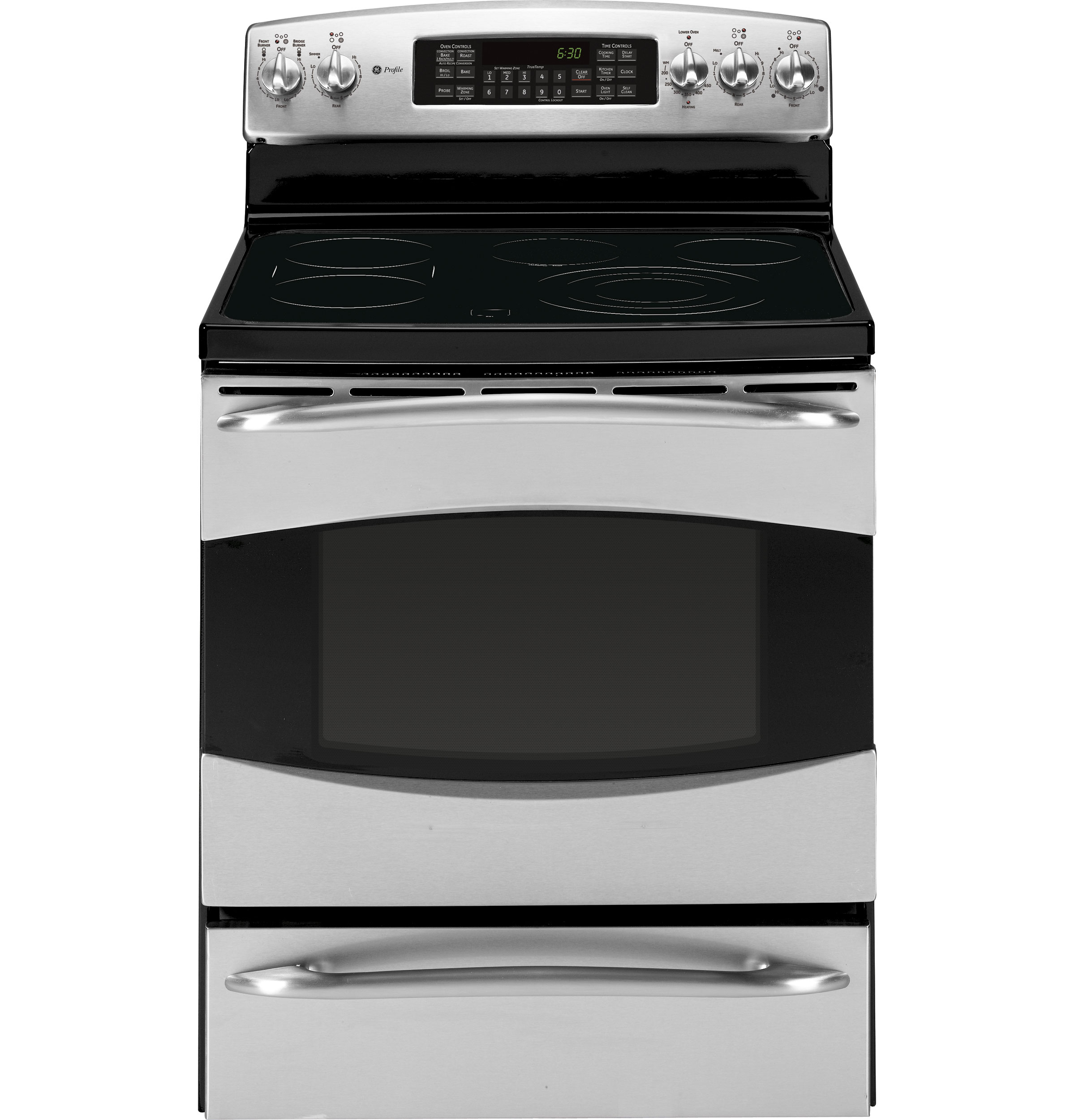 30" Free-Standing Double Oven Range PB969SPSS, product image 2 of 4