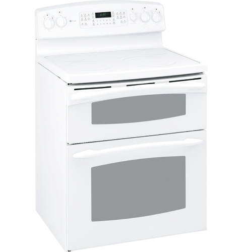 30" Free-Standing Double Oven Range PB970TMWW, product image 3 of 6
