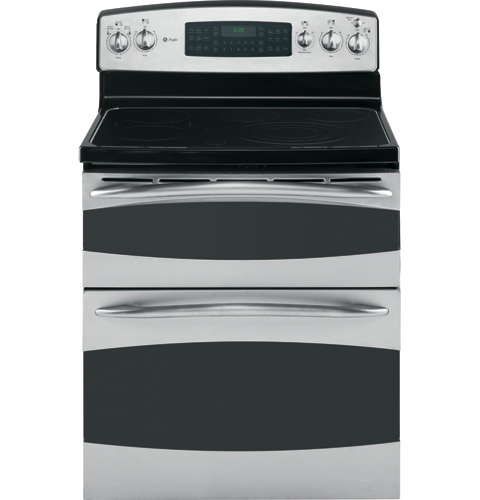 30" Free-Standing Double Oven Range PB975SMSS, product image 3 of 13