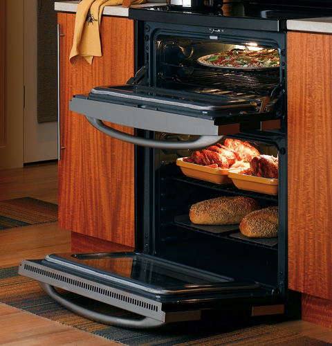 30" Free-Standing Double Oven Range PB975SMSS, product image 6 of 13