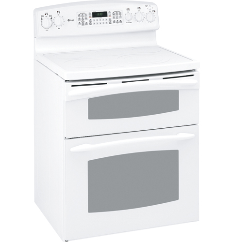 30" Free-Standing Double Oven Range PB975TMWW, product image 3 of 6