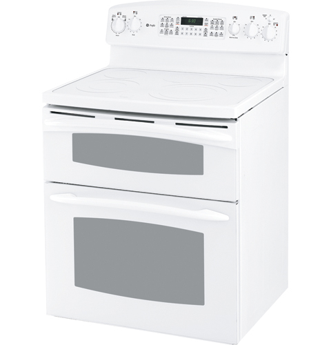 30" Free-Standing Double Oven Range PB975TMWW, product image 4 of 6