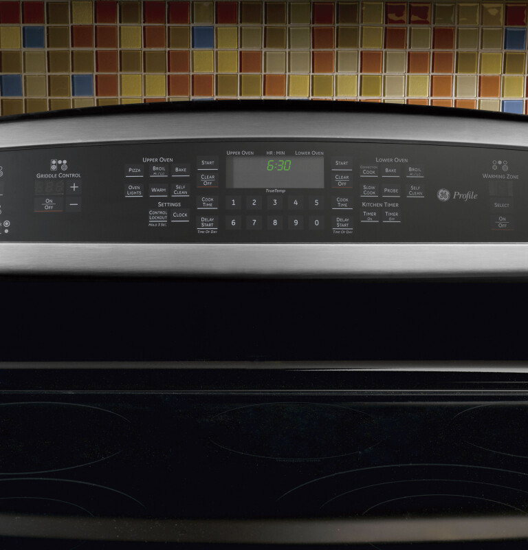 GE Profile 30" Free-Standing Double Oven Range Stainless Steel PB978SPSS Picture 1