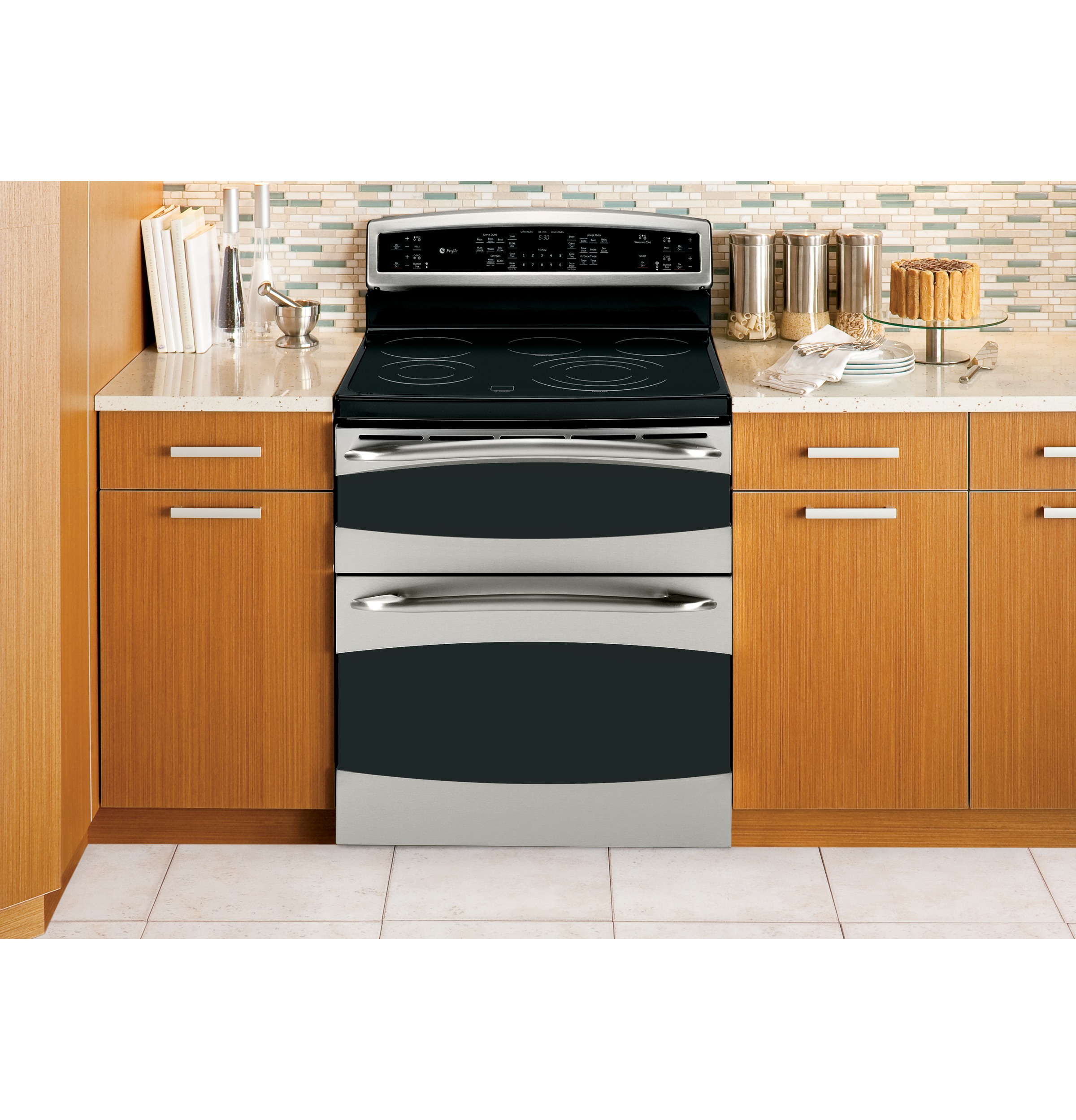 30" Free-Standing Double Oven Range PB978STSS, product image 2 of 9