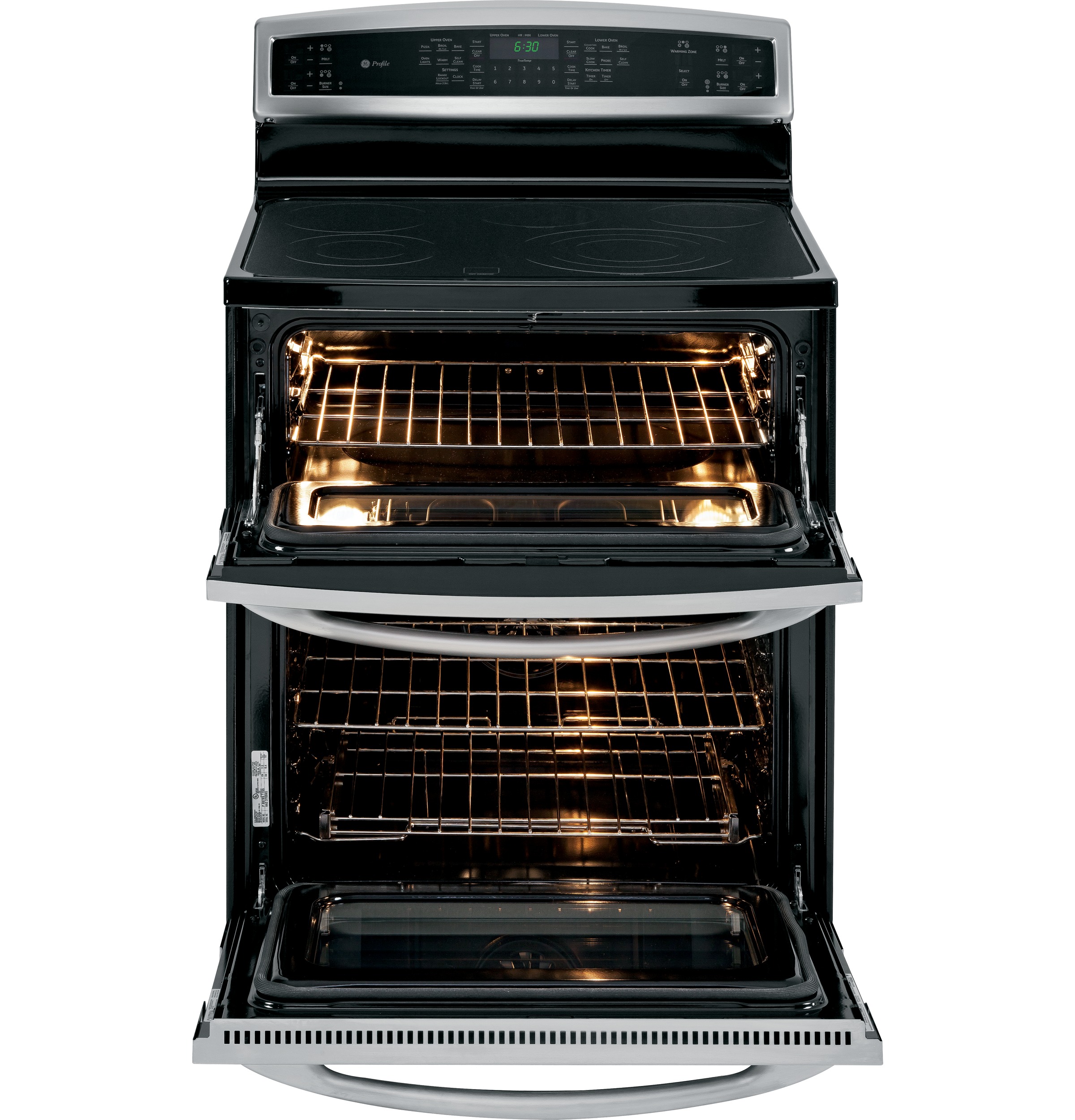 30" Free-Standing Double Oven Range PB978STSS, product image 5 of 9