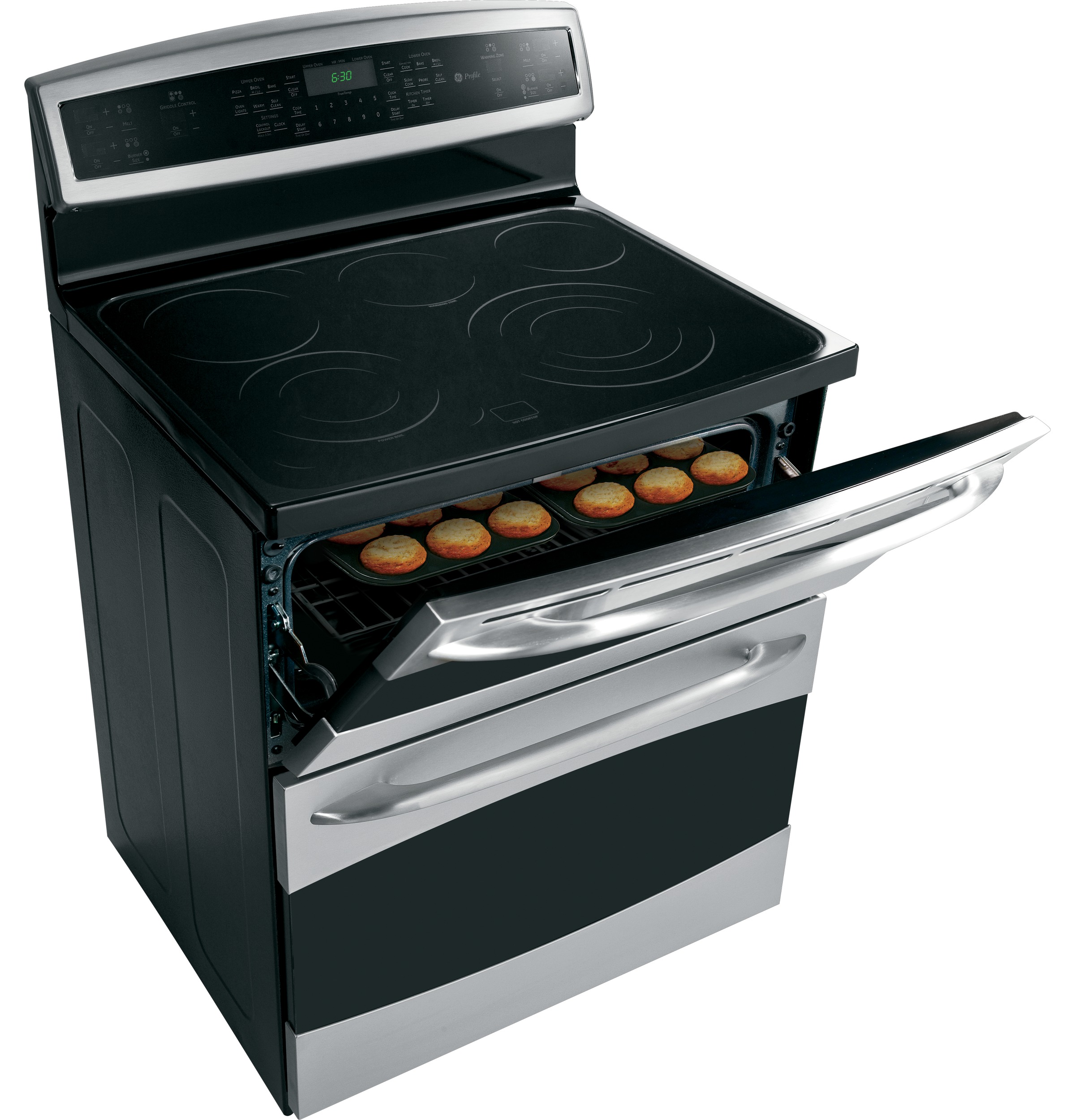 30" Free-Standing Double Oven Range PB978STSS, product image 7 of 9