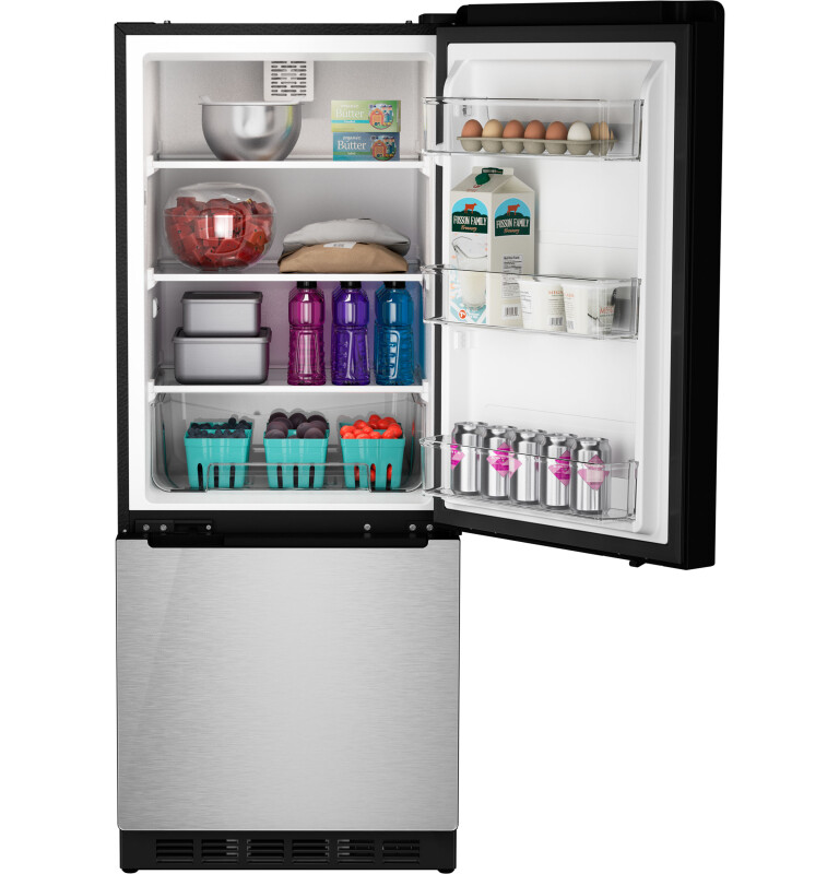 10.0 cu. ft. 12V DC Bottom Freezer Refrigerator PBV10R5VSS