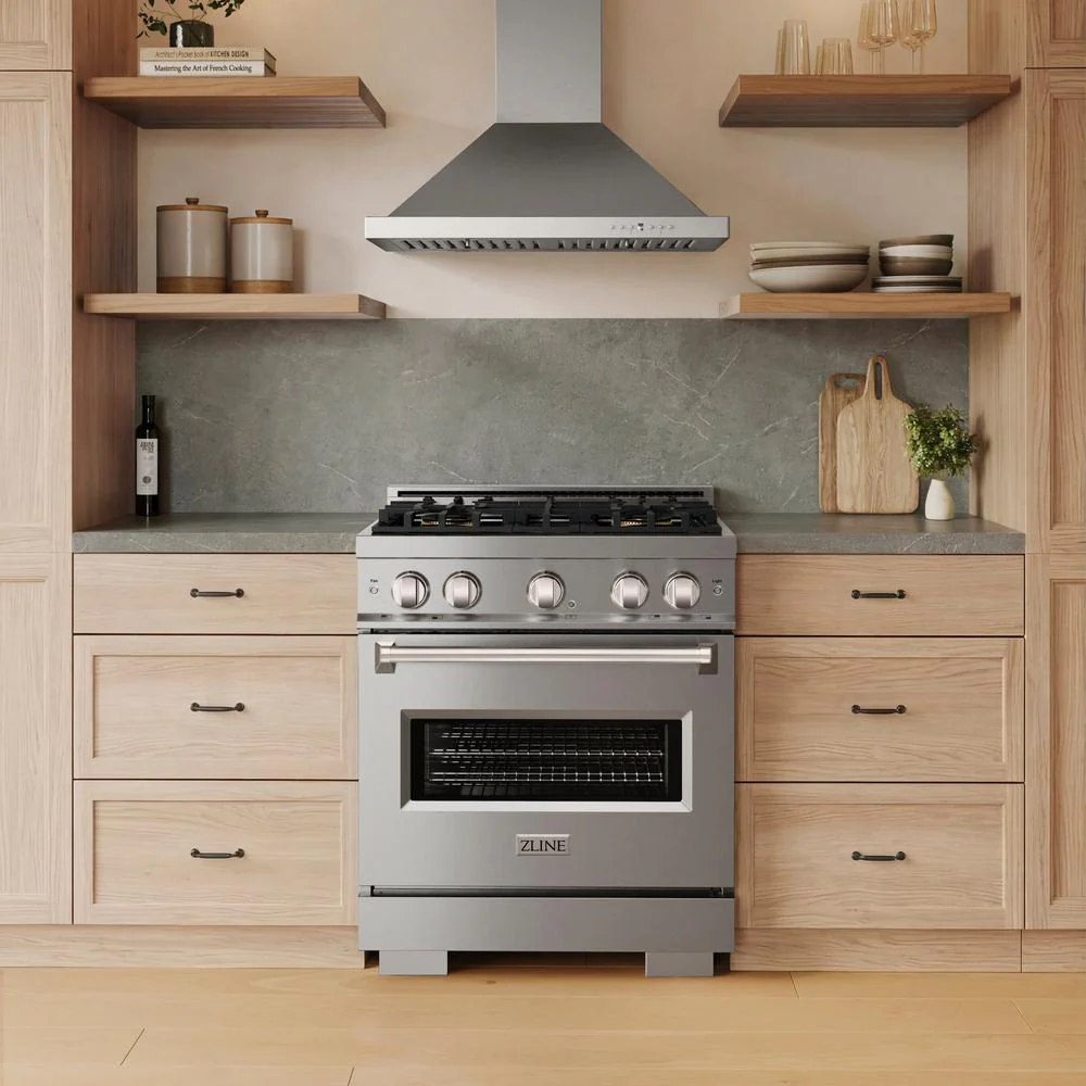 30 In. 4.2 Cu. Ft. Classic Dual Fuel Range With 4 Burner Duopro™ Cooktop And Electric Convection Oven In Stainless Steel PCDR30