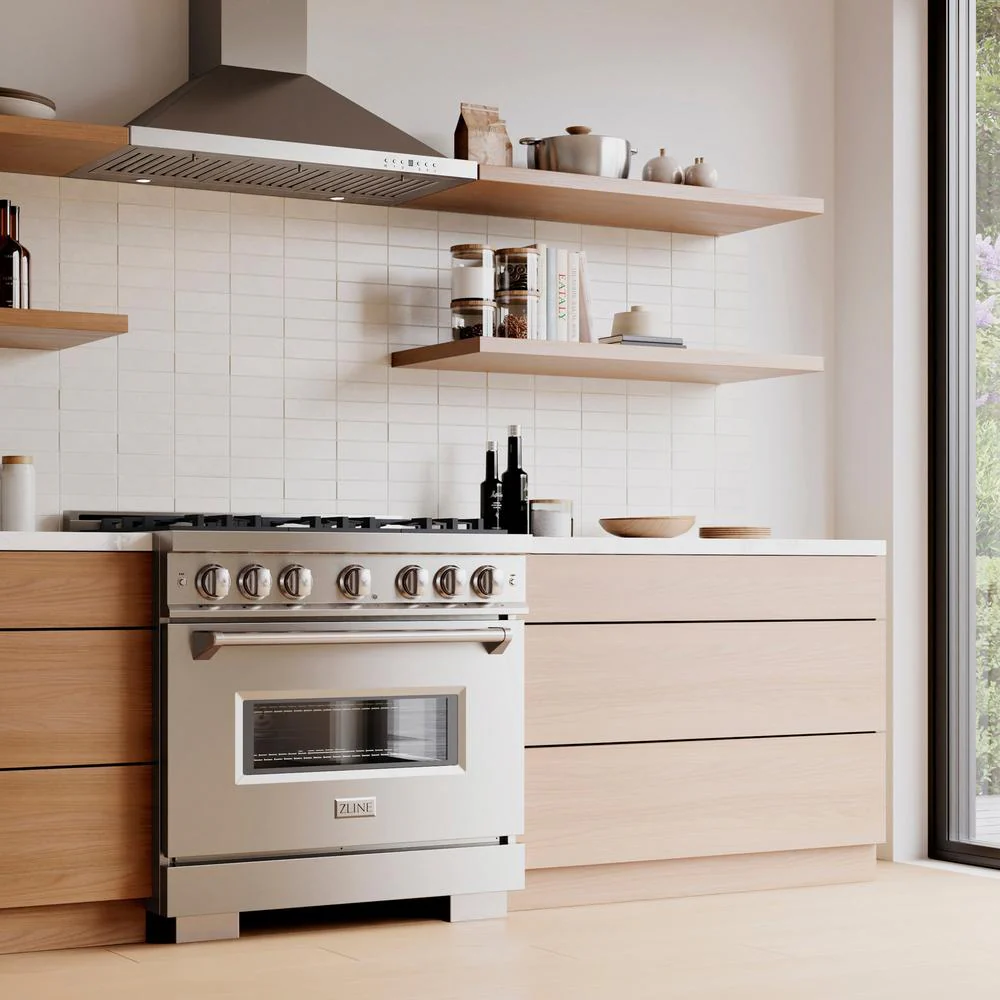 36 In. 5.2 Cu. Ft. Classic Dual Fuel Range With 6 Burner Duopro™ Cooktop And Electric Convection Oven In Stainless Steel PCDR36