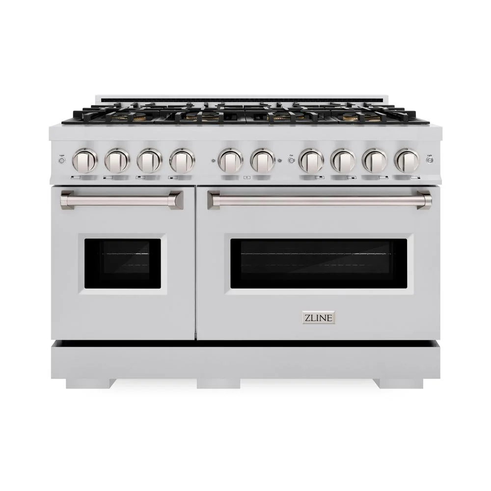 48 In. 6.7 Cu. Ft. Classic Dual Fuel Range With 8 Burner Duopro™ Cooktop And Dual Ovens In Stainless Steel PCDR48