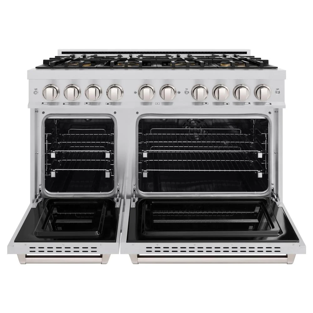 48 In. 6.7 Cu. Ft. Classic Dual Fuel Range With 8 Burner Duopro™ Cooktop And Dual Ovens In Stainless Steel PCDR48