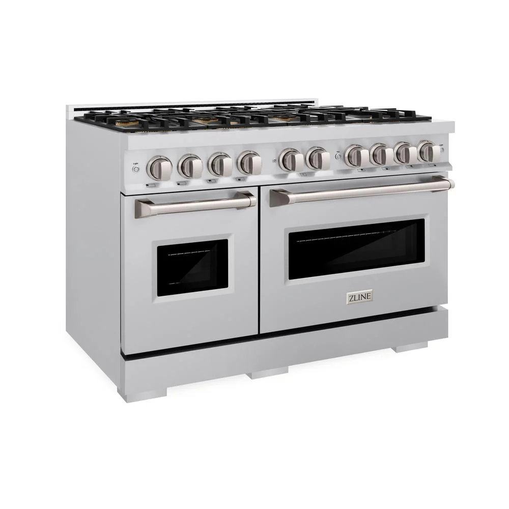 48 In. 6.7 Cu. Ft. Classic Dual Fuel Range With 8 Burner Duopro™ Cooktop And Dual Ovens In Stainless Steel PCDR48