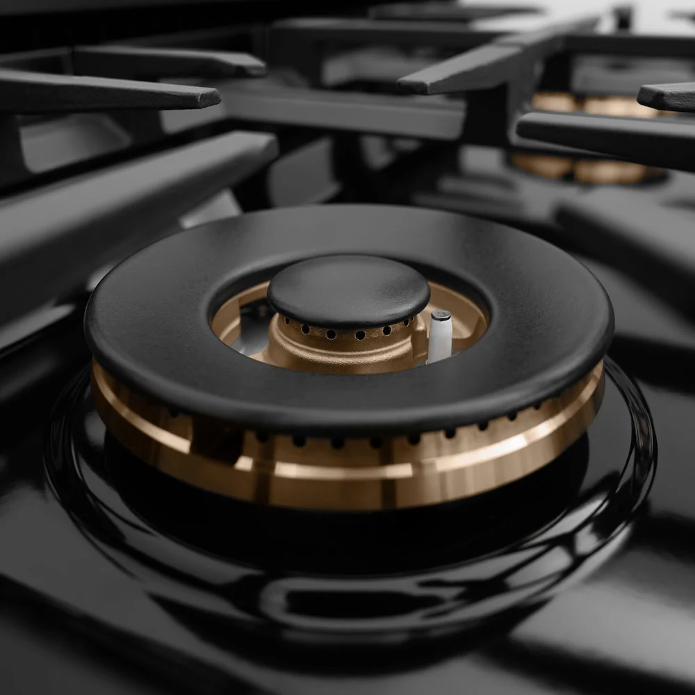 30 In. 4.2 Cu. Ft. Classic Dual Fuel Range With 4 Burner Duopro™ Cooktop And Electric Convection Oven In Black Stainless Steel PCDRB30