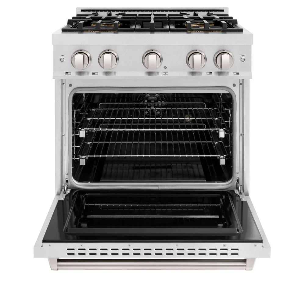 30 In. 4.2 Cu. Ft. Classic Dual Fuel Range With 4 Burner Duopro™ Cooktop And Electric Convection Oven In Satin Stainless Steel PCDRS30