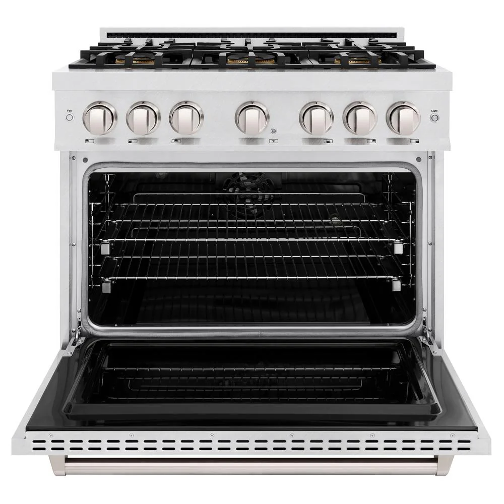 36 In. 5.2 Cu. Ft. Classic Dual Fuel Range With 6 Burner Duopro™ Cooktop And Electric Convection Oven In Satin Stainless Steel PCDRS36