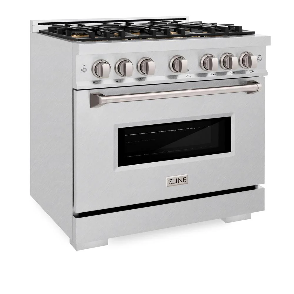 36 In. 5.2 Cu. Ft. Classic Dual Fuel Range With 6 Burner Duopro™ Cooktop And Electric Convection Oven In Satin Stainless Steel PCDRS36