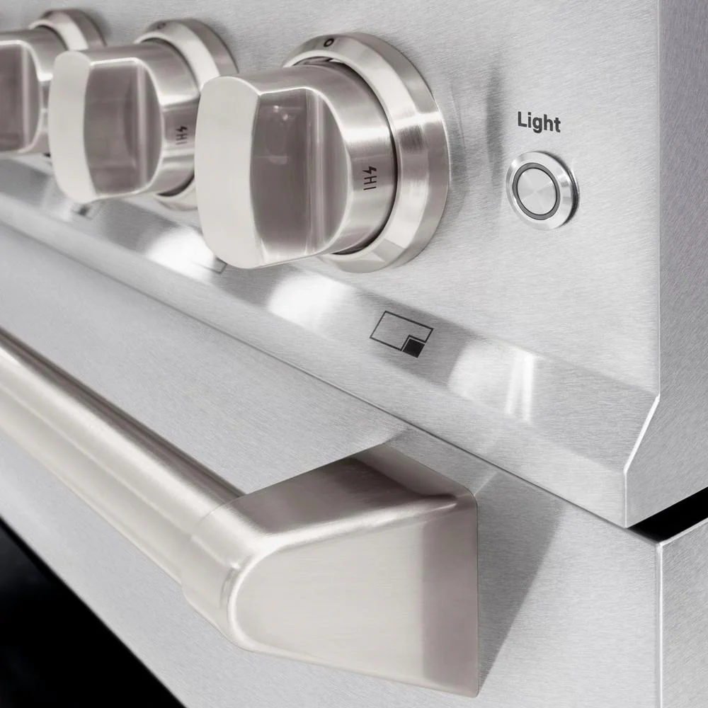 36 In. 5.2 Cu. Ft. Classic Dual Fuel Range With 6 Burner Duopro™ Cooktop And Electric Convection Oven In Satin Stainless Steel PCDRS36