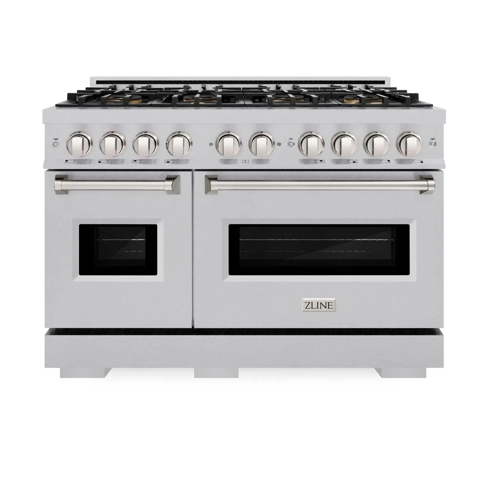 48 In. 6.7 Cu. Ft. Classic Dual Fuel Range With 8 Burner Duopro™ Cooktop And Dual Ovens In Satin Stainless Steel PCDRS48