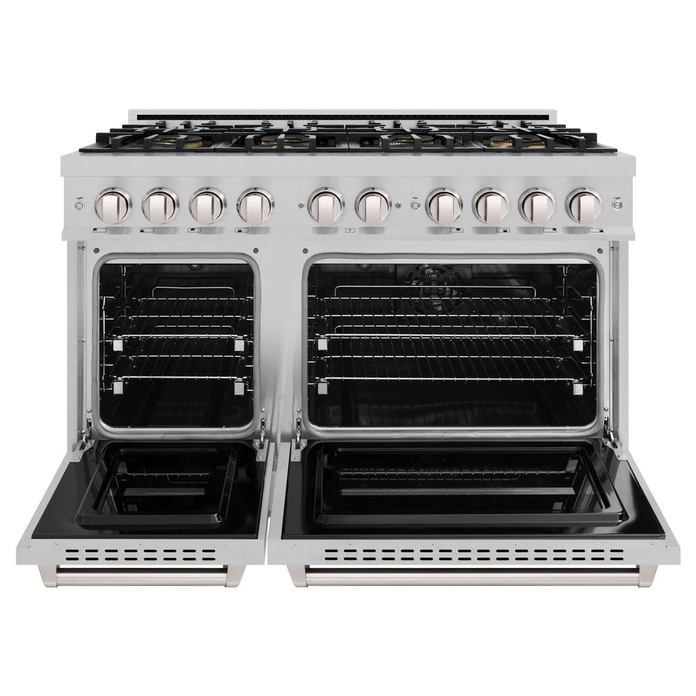 48 In. 6.7 Cu. Ft. Classic Dual Fuel Range With 8 Burner Duopro™ Cooktop And Dual Ovens In Satin Stainless Steel PCDRS48