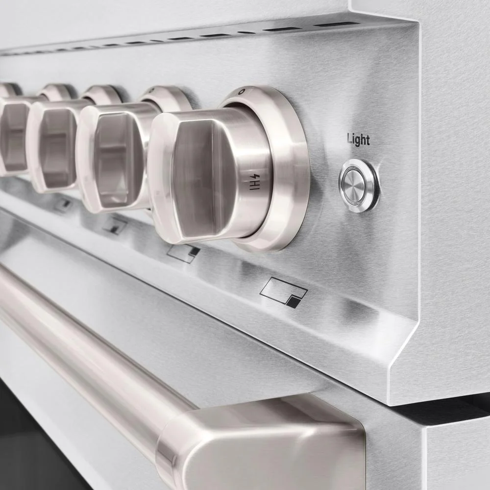48 In. 6.7 Cu. Ft. Classic Dual Fuel Range With 8 Burner Duopro™ Cooktop And Dual Ovens In Satin Stainless Steel PCDRS48