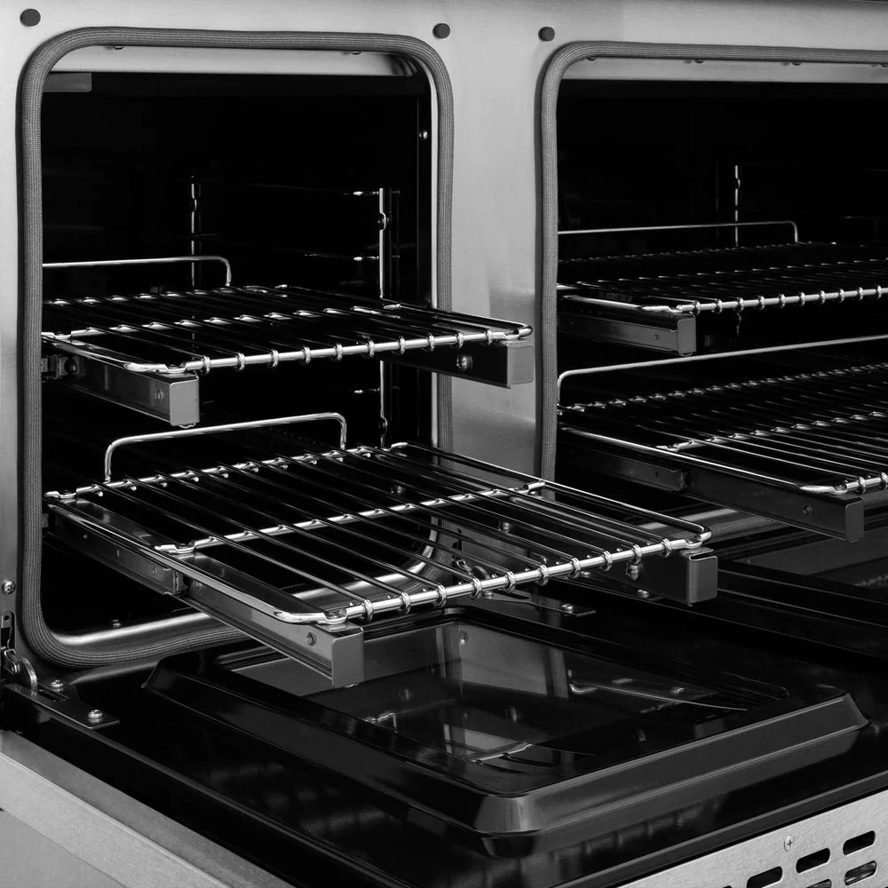 48 In. 6.7 Cu. Ft. Classic Dual Fuel Range With 8 Burner Duopro™ Cooktop And Dual Ovens In Satin Stainless Steel PCDRS48