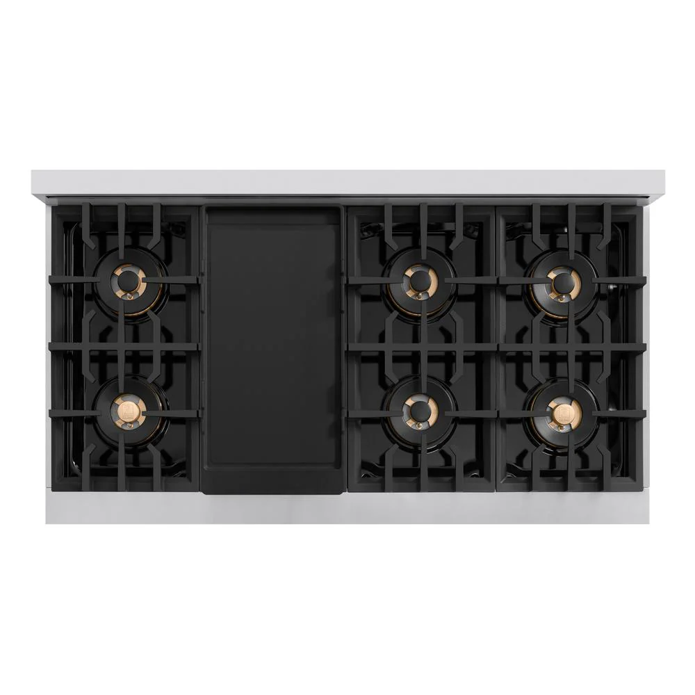 48 In. 6.7 Cu. Ft. Classic Dual Fuel Range With 8 Burner Duopro™ Cooktop And Dual Ovens With White Matte Doors PCDRWM48