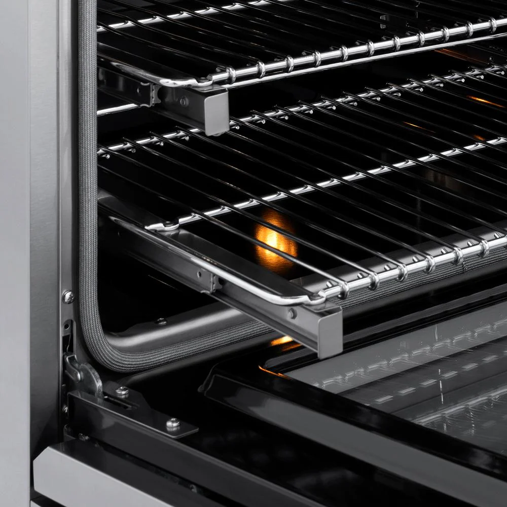Autograph Edition 36 In. 5.2 Cu. Ft. Classic Dual Fuel Range With 6 Burner Duopro™ Cooktop And Electric Convection Oven In Stainless Steel And Champagne Bronze Accents PCDRZ36CB