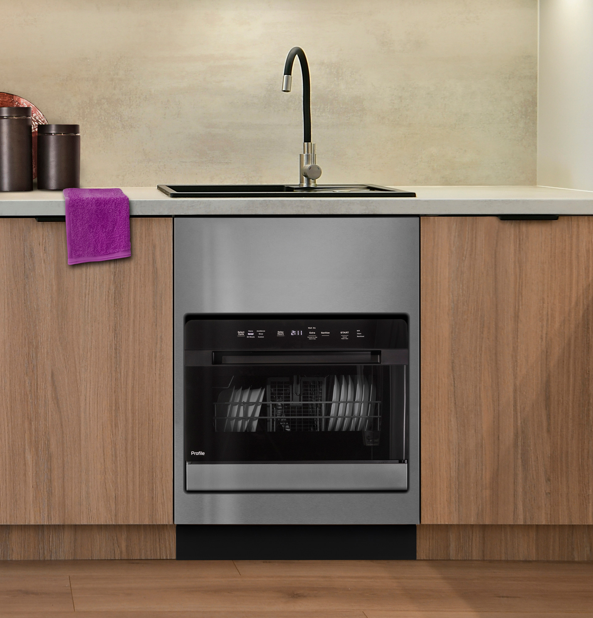 Optional Undersink Trim Kit for Compact Dishwasher PCDUS01KITFS