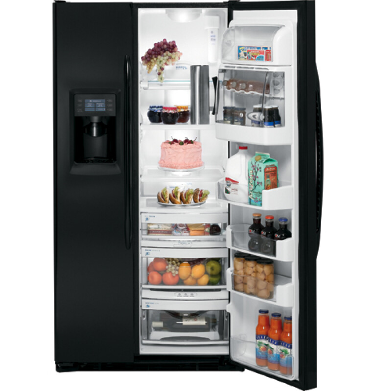 Counter-Depth 23.2 Cu. Ft. Side-by-Side with Integrated Dispenser PCF23PGWBB