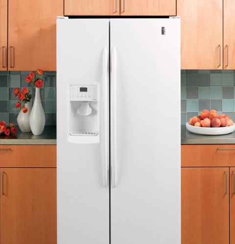 Counter-Depth 24.6 Cu. Ft. Side-by-Side PCF25PGTWW