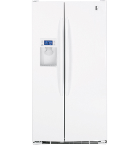 Counter-depth 24.6 Cu. Ft. Side-by-Side Refrigerator PCF25PGWWW