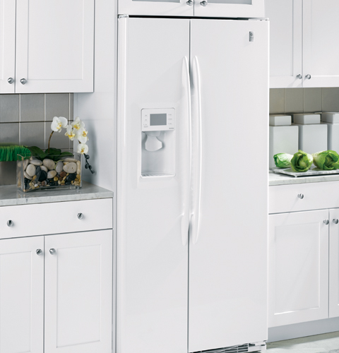 Counter-depth 24.6 Cu. Ft. Side-by-Side Refrigerator PCF25PGWWW