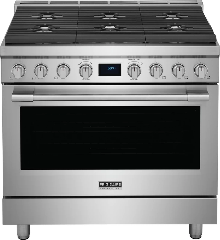 36" Dual-Fuel Freestanding Range PCFD3668AF