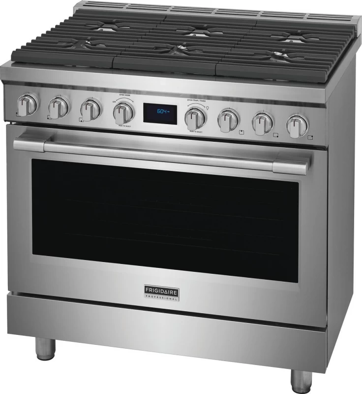 36" Dual-Fuel Freestanding Range PCFD3668AF