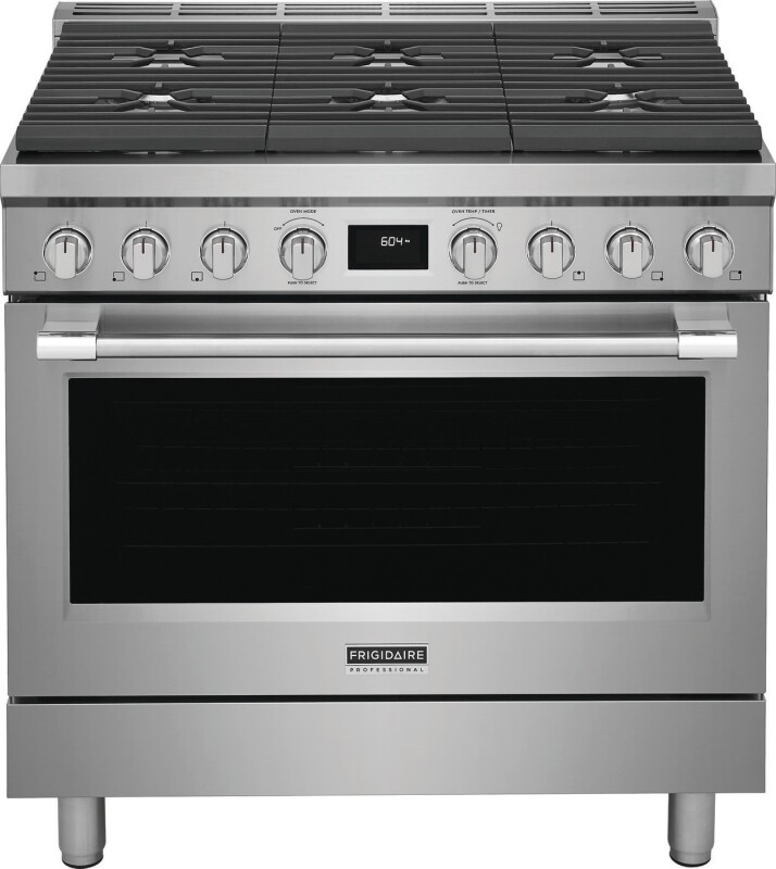 36" Dual-Fuel Freestanding Range view 2
