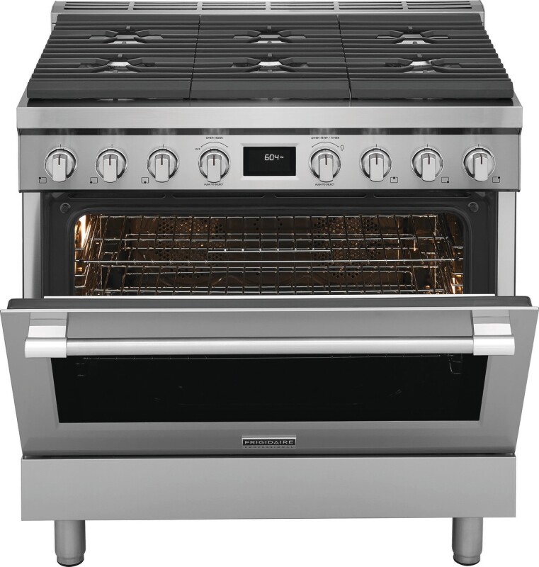36" Dual-Fuel Freestanding Range view 7