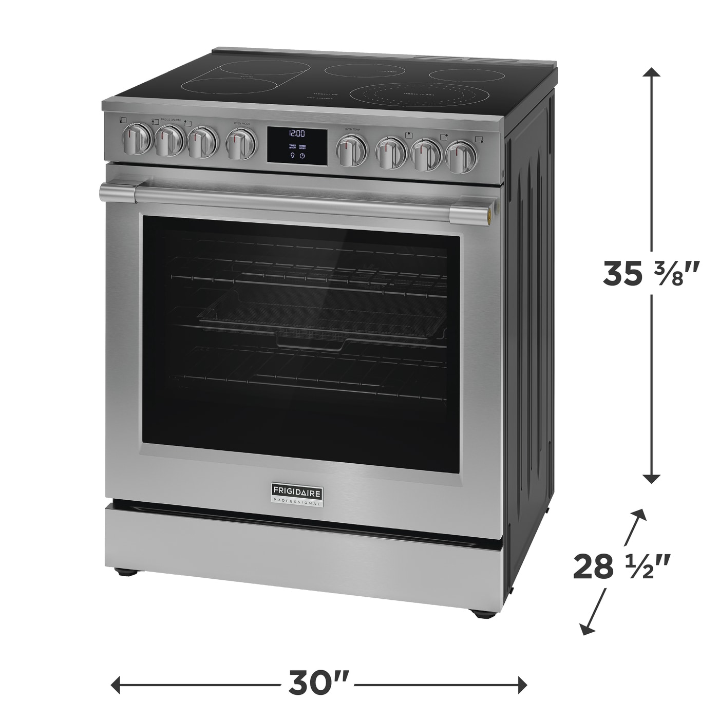 30" Electric Range with Total Convection view 12