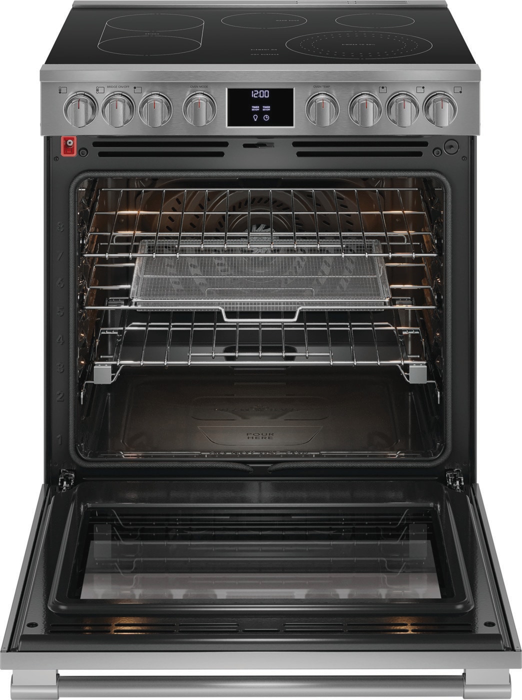 30" Electric Range with Total Convection view 22