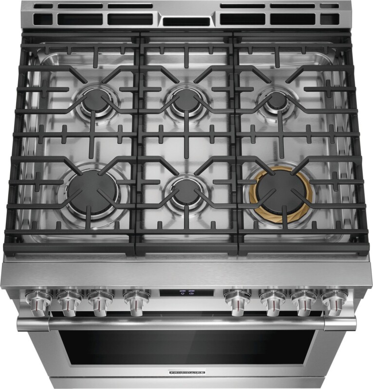 30" Gas Range with No Preheat and Air Fry view 4
