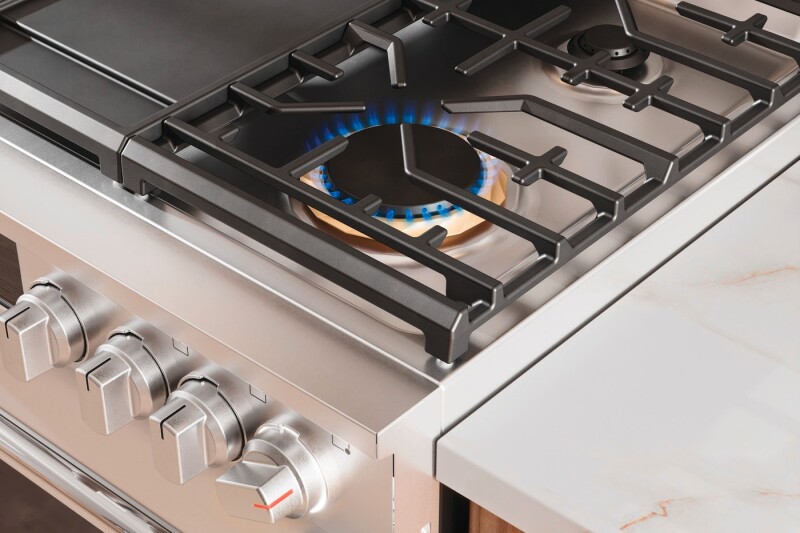 30" Gas Range with No Preheat and Air Fry view 7