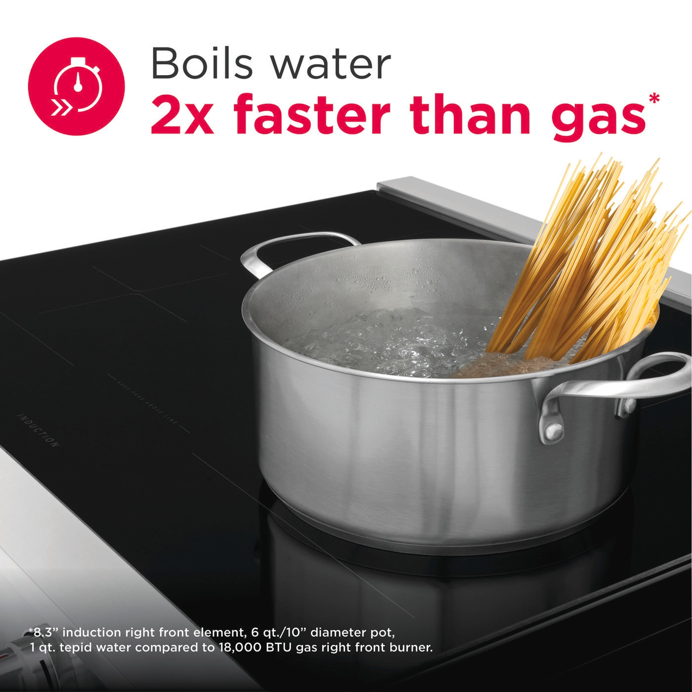 30" Induction Range with Total Convection view 14